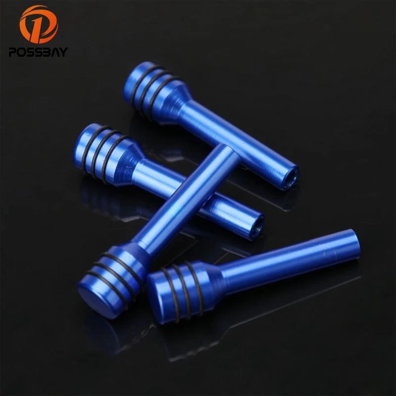 

POSSBAY 4Pcs Aluminum Universal Car Styling Door Lock Pins Door Lock Cover Lift Button Decoration Accessories