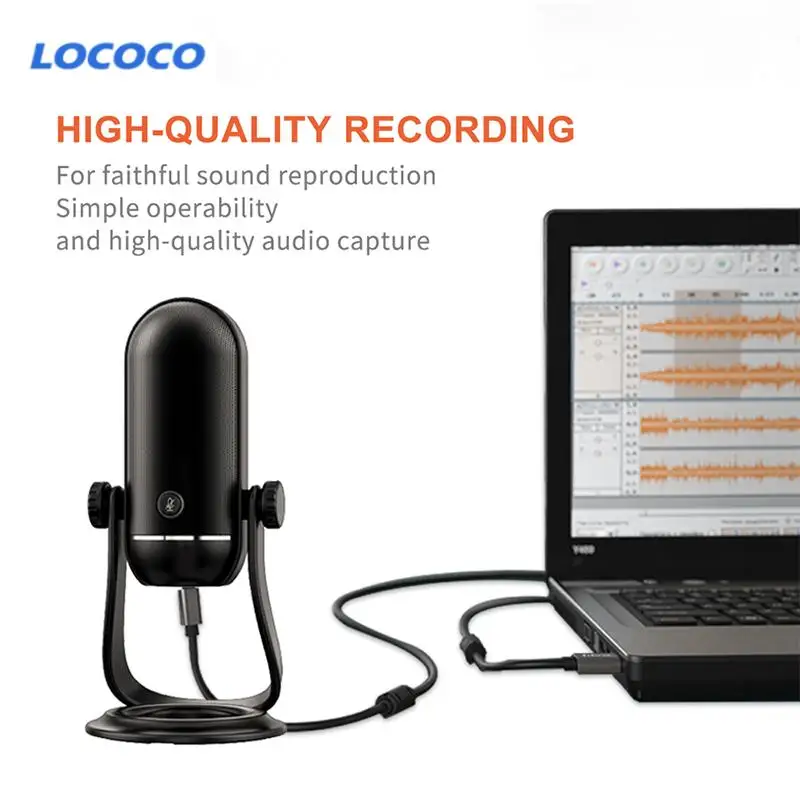 

USB capacitance Microphone For PC Computer Laptop Singing Gameing Live Broadcast Professional recording desktop Microphone