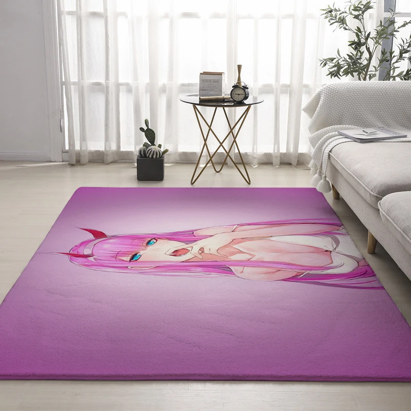 

Новейший фланелевый коврик для гостиной Anime 002, однотонный Впитывающий Коврик для входной двери, Мягкий Нескользящий Коврик для детской спа...