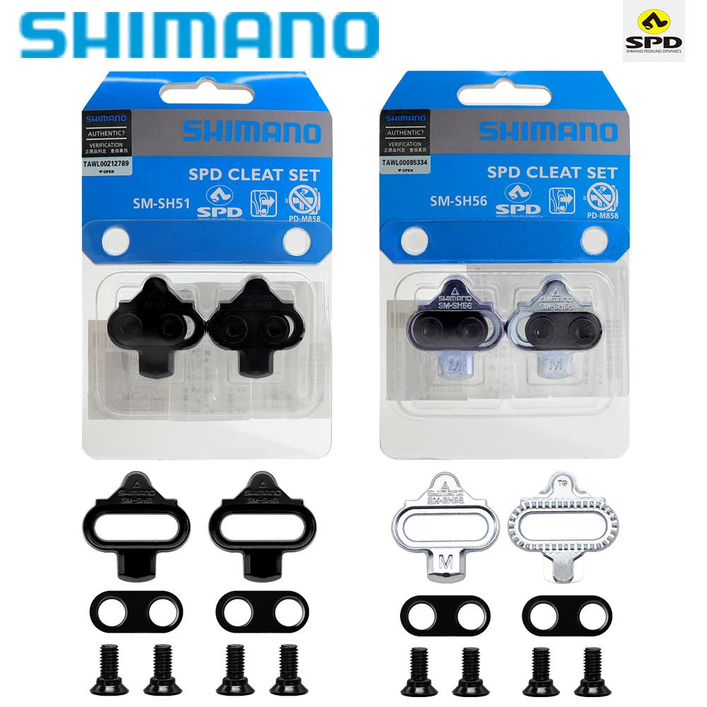 Shimano SPD SH56 SH51 Stollen MTB Bike Pedal Cleats Single Release Cleats Fit Mountain SPD Pedals Cleat for M520 M515 M505 M540