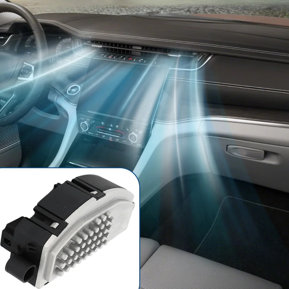 Фото Резистор двигателя вентилятора отопителя для Chrysler 200 2015-2017 Jeep Cherokee 2014-2021 гг. 68223049 AA 5Q 0907521 E 4+2 контакта №5