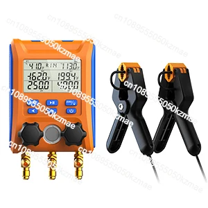 Цифровой манометр Elitech LMG-10 HVAC инструменты переменного тока двухходовой клапан с