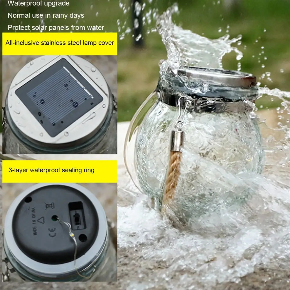 

Solar Cracked Glass Wishing Light Night Light Landscape Garden Villa Atmosphere Light