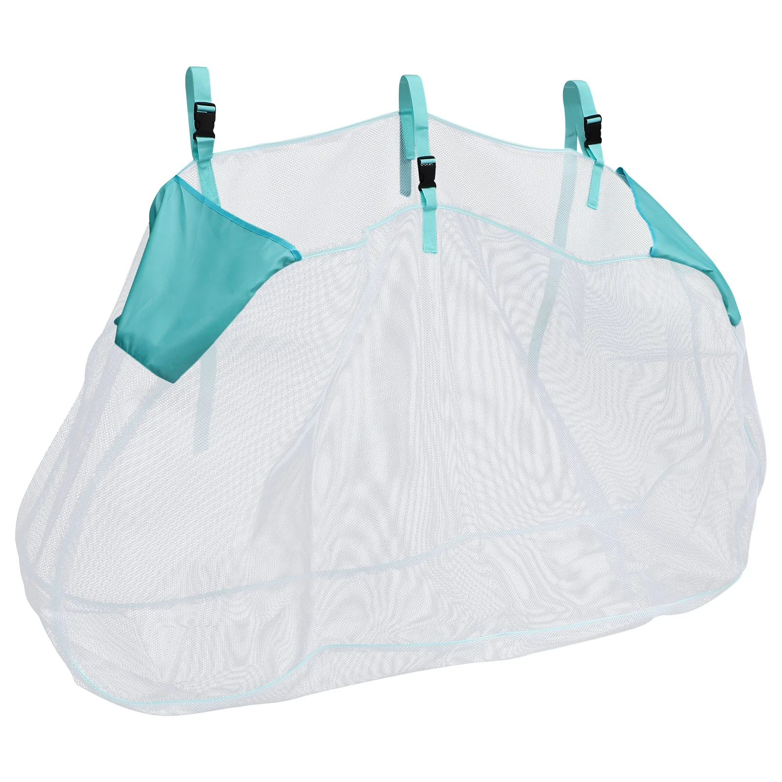

1pc Swimming Pool Bag Outdoor Bag Swimming Ring Storage Pouch Fence Mesh Bag