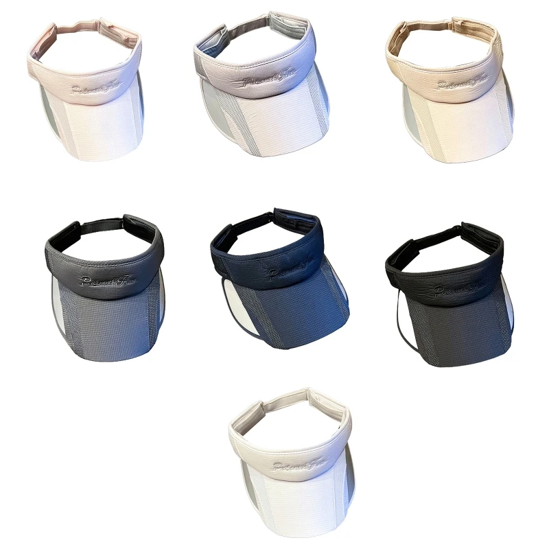 

Q39C Classy Visor Breathable Alphabet Empty Top Hat Sun Protection Gift for Girls