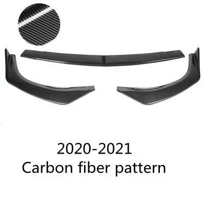 For Mazda 3 AXELA 2020-2021 ABS Chrome Bumper front shovel lip Spoiler Anti-scratch protection car accessories