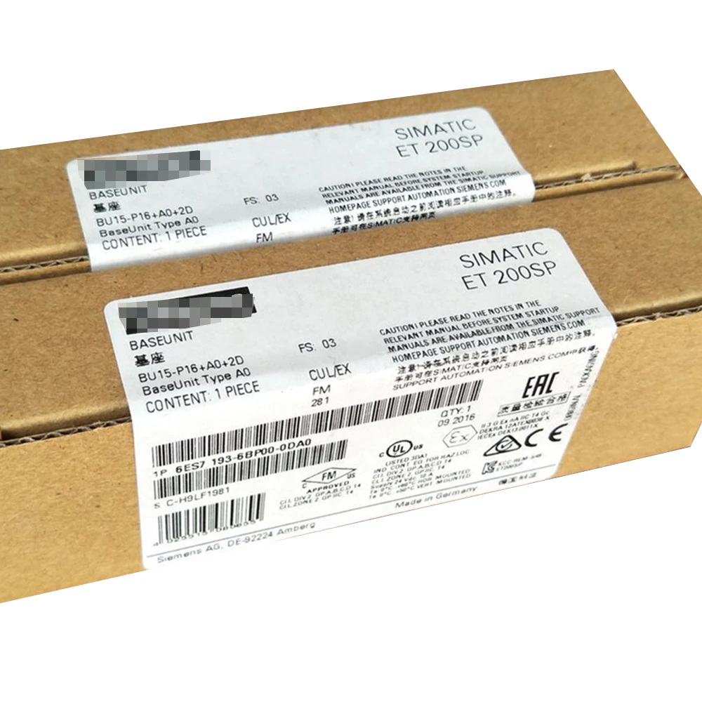 Микросхема 6ES7193-6BP00-0DA0 ET200SP BU15-P16+A0