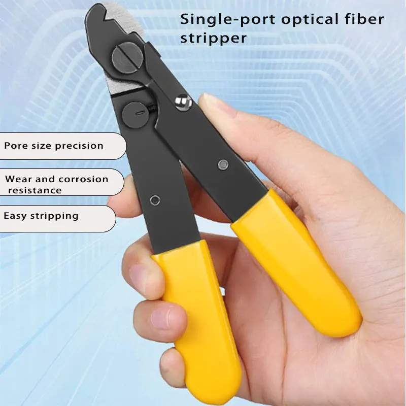 

FO103-S single hole fiber optic cable stripper Miller clamp Fiber stripping pliers FO103-S Miller Wire stripper Free shipping