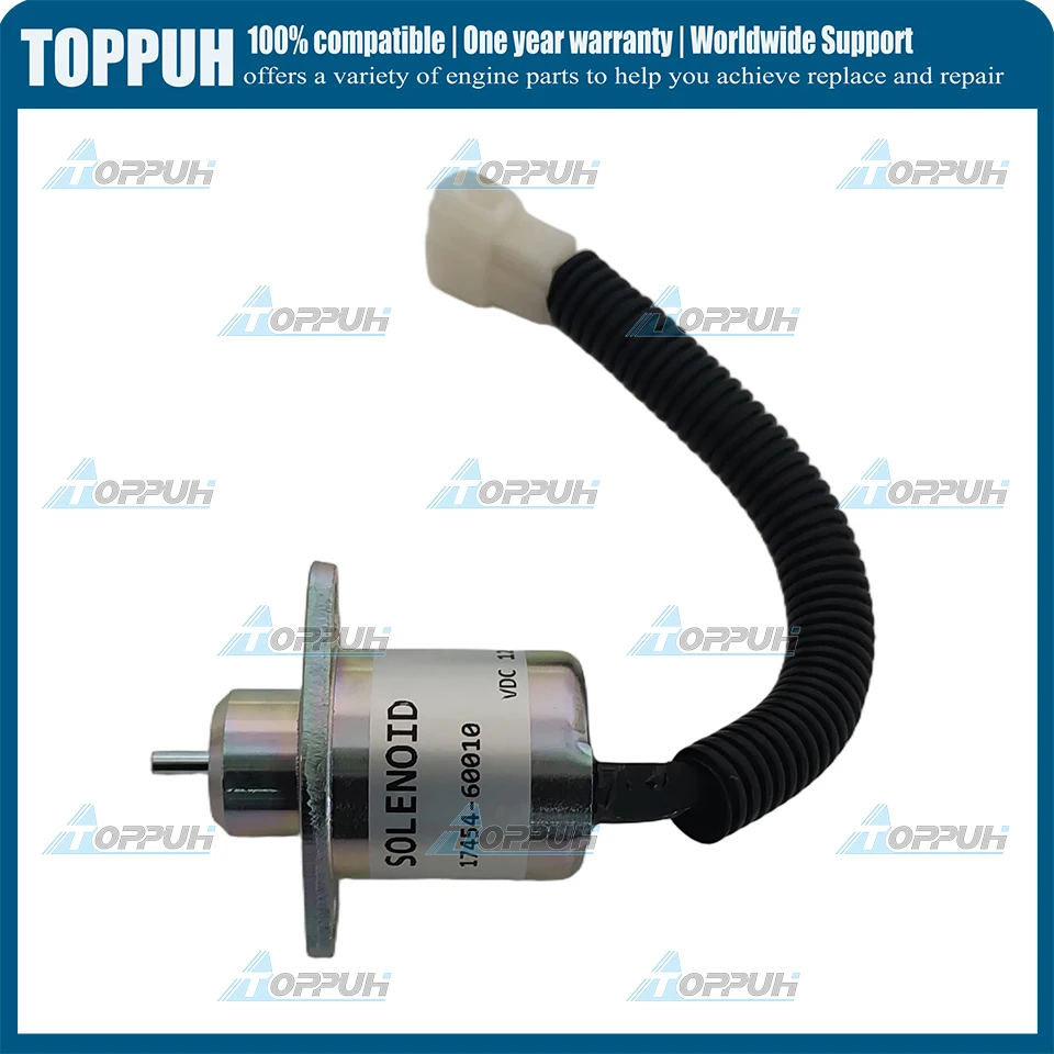 17454-60010 Соленоид отключения подачи топлива для Kubota Yanmar Synchro Start SA4569T 12 В SA-4569-T