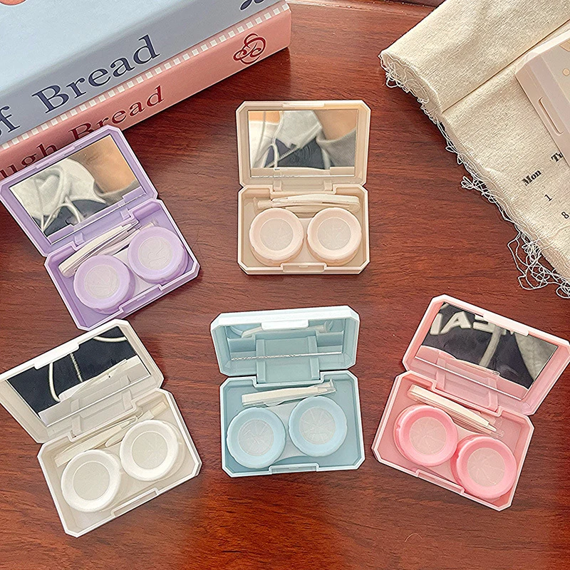 1 коробка контейнер для хранения контактных линз