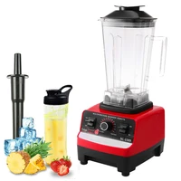 silver 3000w heavy duty commercial grade blender 6 blades mixer juicer fruit food processor ice smoothies bpa free 2l jar