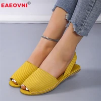 summer womens sandals fashion low heeled open toe shoes casual fish mouth shoes roman style all match casual women shoes