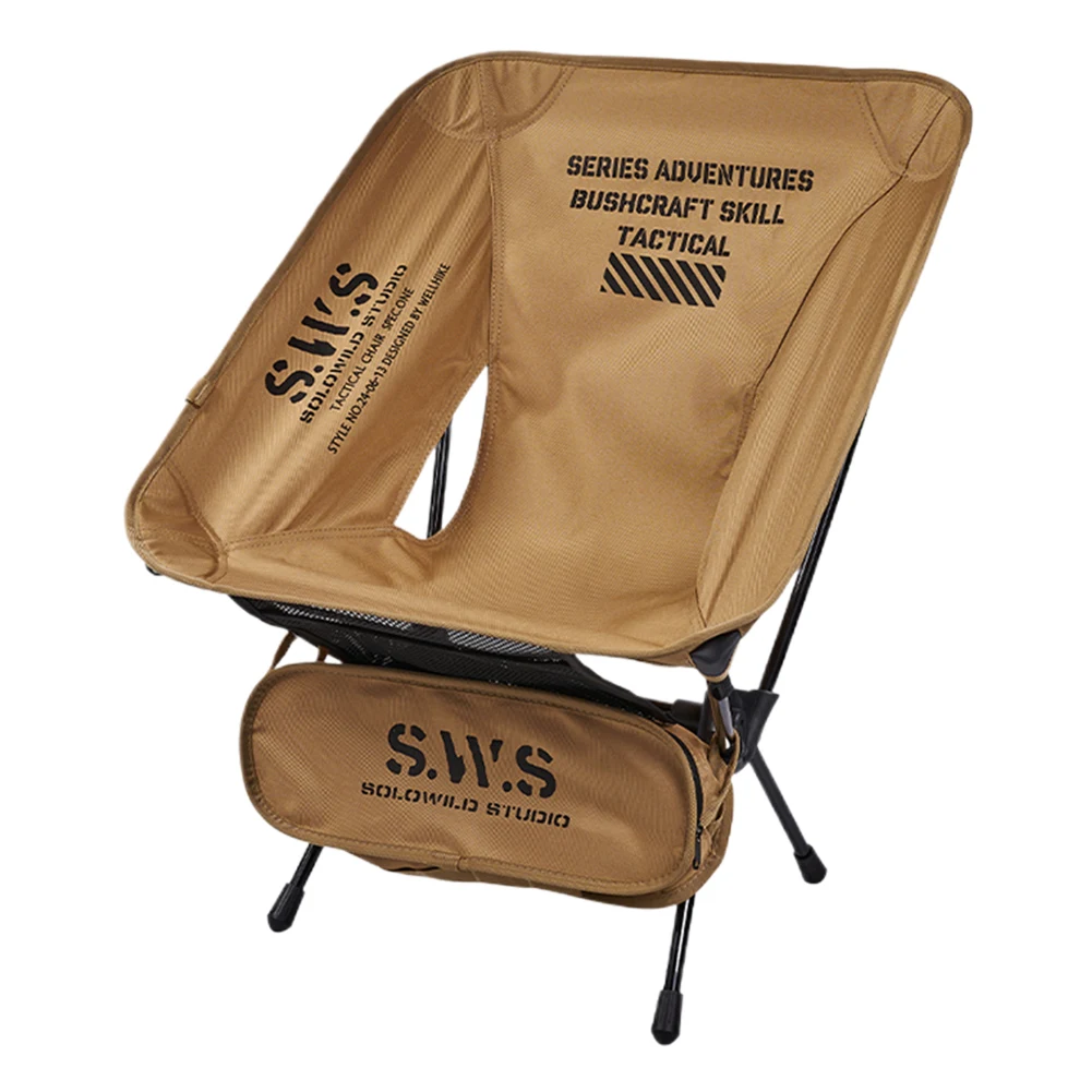 Apwikoger Портативный Складной Стул Для Кемпинга В Форме Луны Сверхлегкий