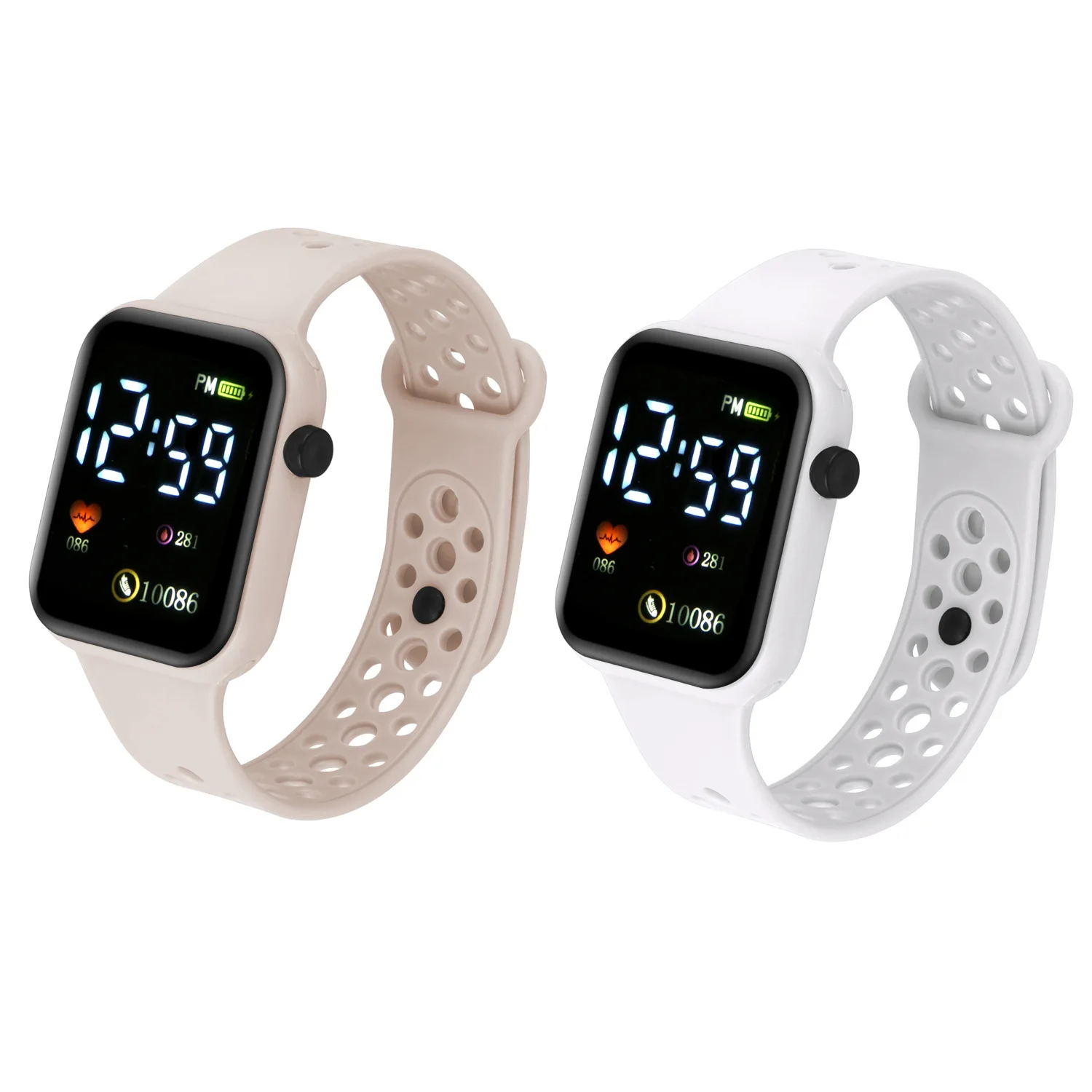 

New LED digital display male and female couples students children universal waterproof electronic watch