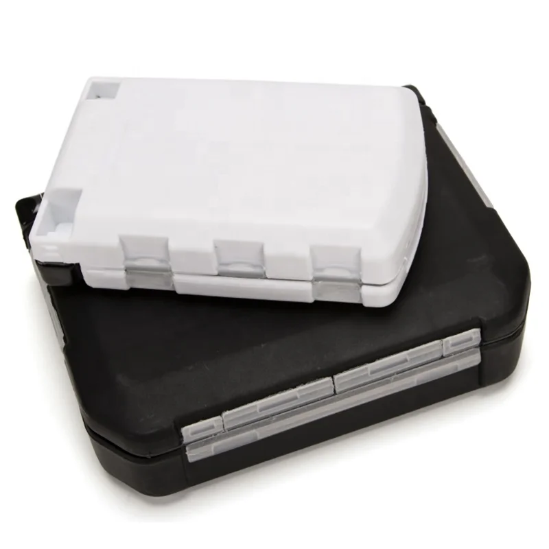 Черная прозрачная раскладушка коробка для рыболовных снастей