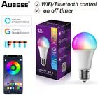 Светодиодная лампа Lotus Lights APP 9 Вт с Wi-Fiумная светильник почка E27B22 RGB + CCT, с регулируемой яркостью и голосовым управлением для Google Home Alexa