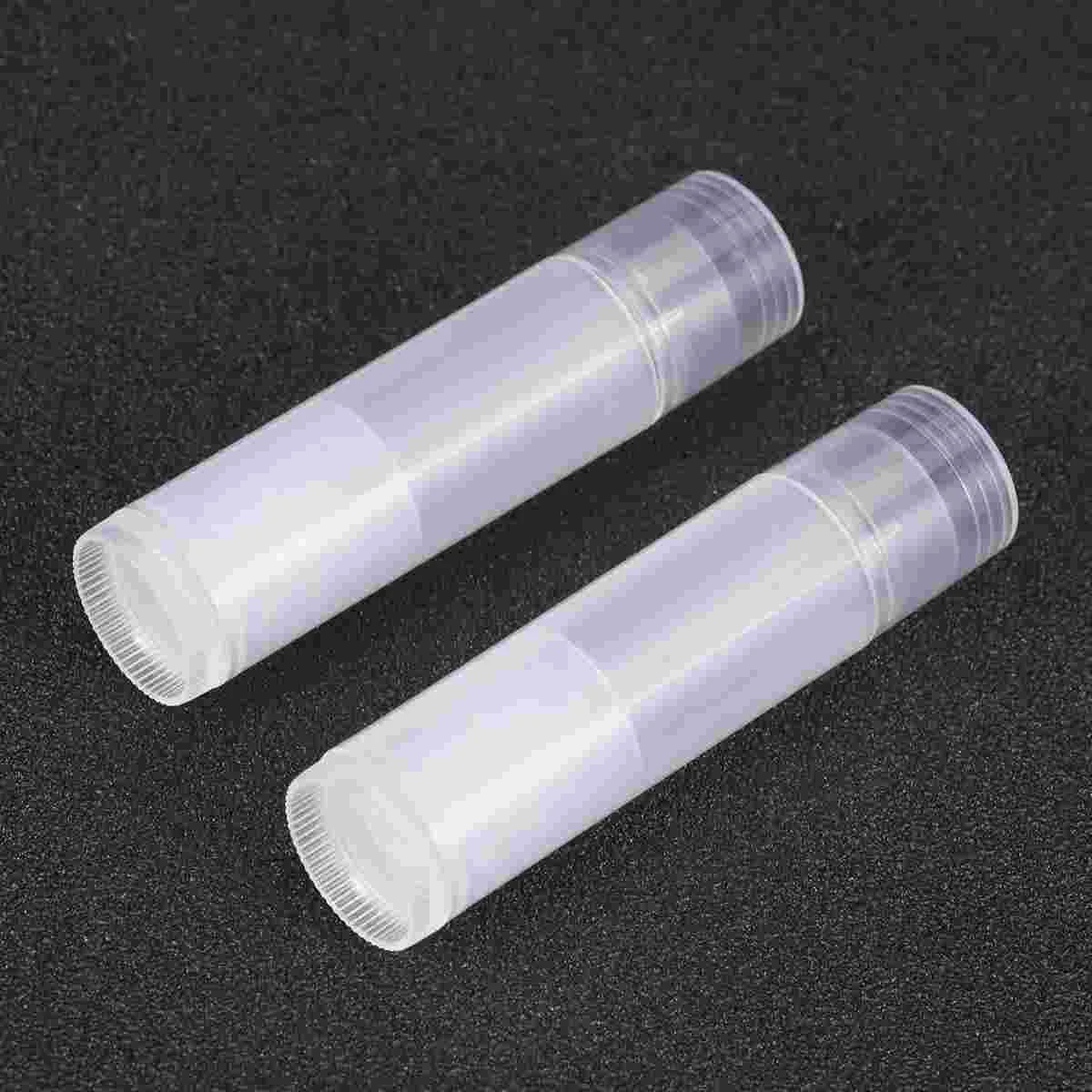 

Lip Balm Tube Cosmetic DIY Empty Container With Caps Makeup Plastic Empty Lip Balm Empty Tube Lipstick Tubes