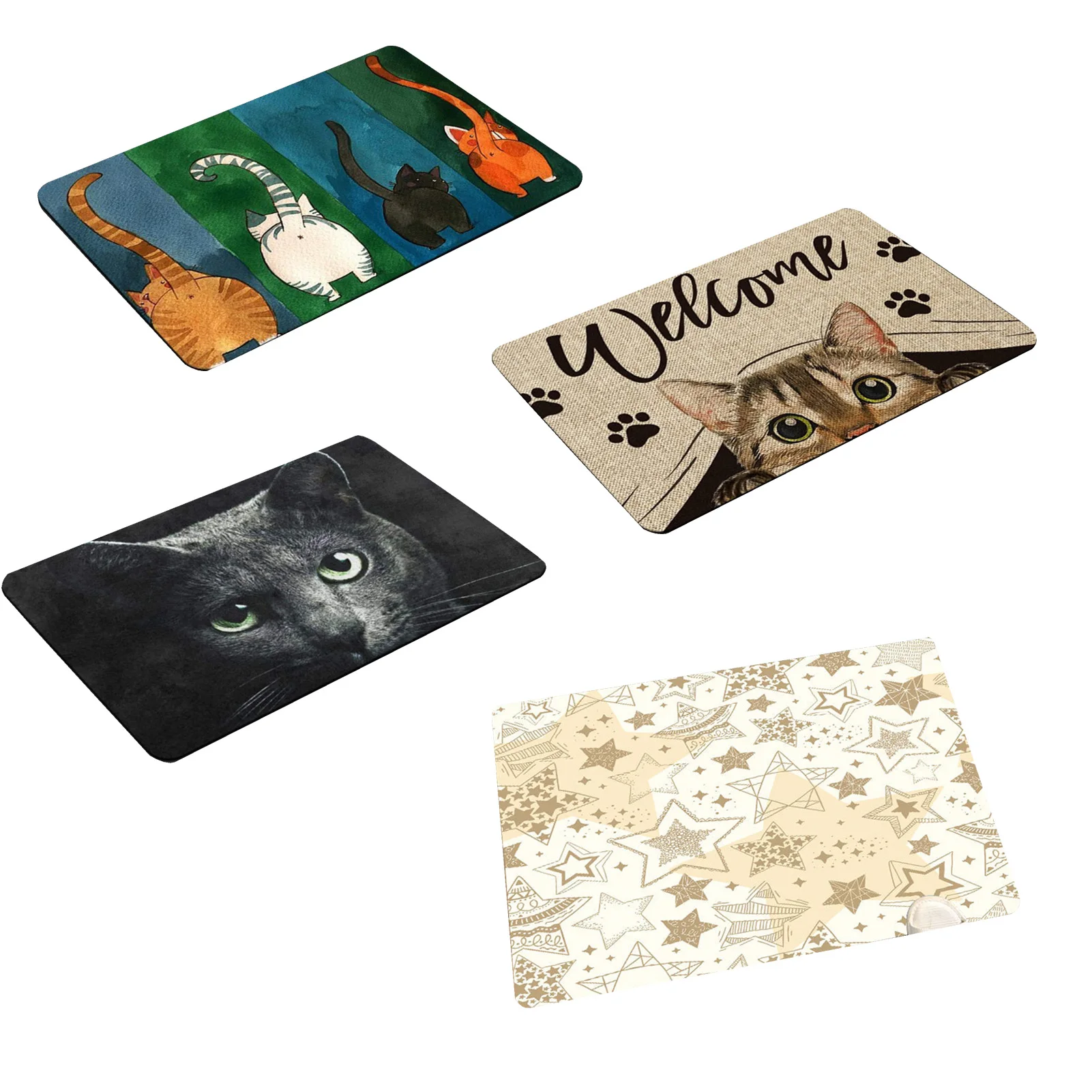 

Мультяшные напольные коврики, Универсальный ковер для спальни, нескользящий коврик, приветственная глина, декор для комнаты, игровой, спаль...