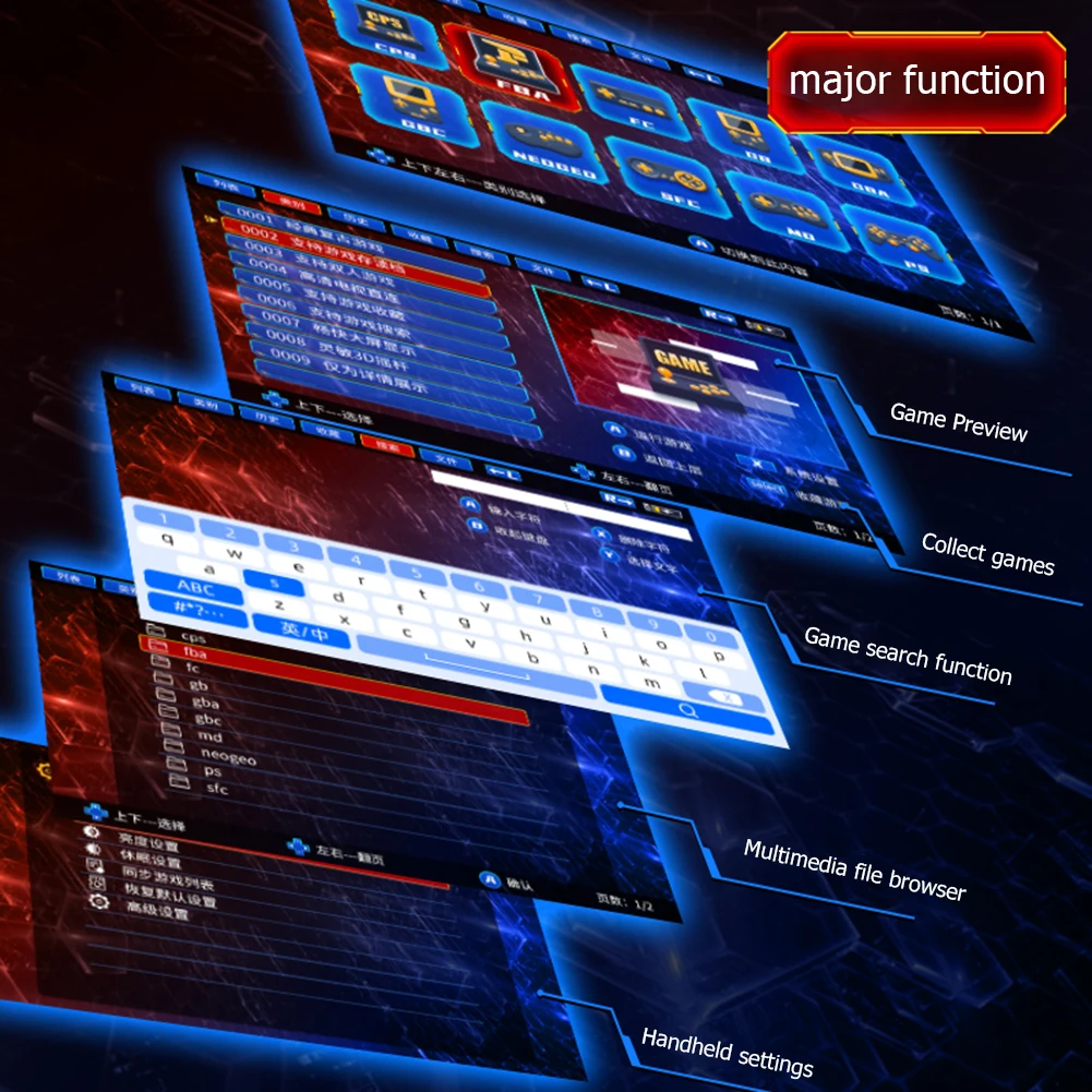 

Игровая приставка 3D HD для детей, устройство для переноски вручную 7 дюймов, чувствительная портативная консоль в стиле ретро, идеальный пода...