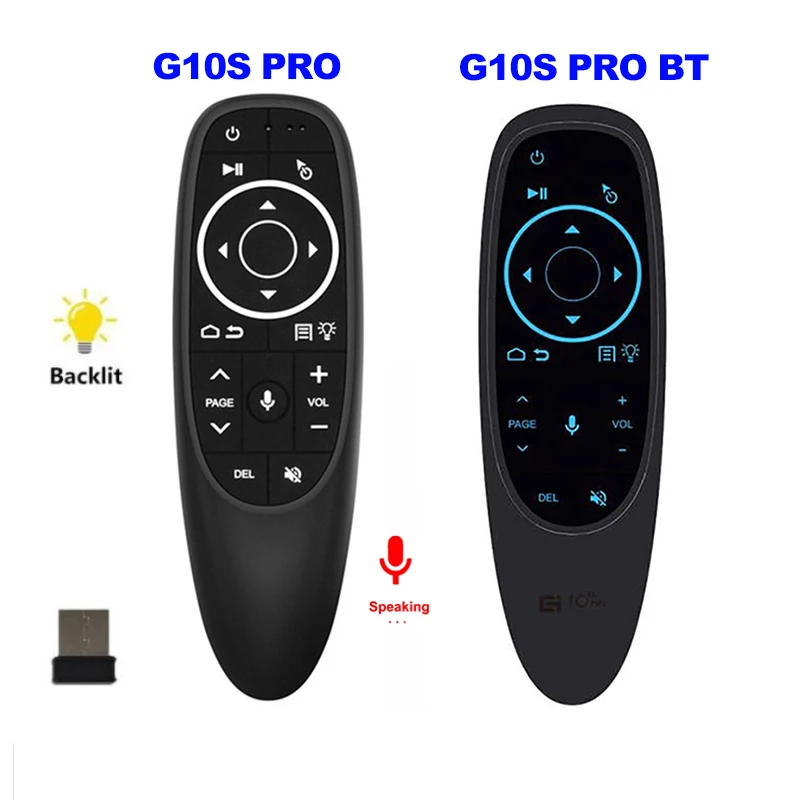 

Беспроводная мини-мышь G10S Pro BT с голосовым поиском, 2,4 ГГц