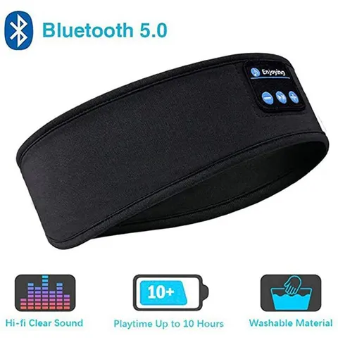 Наушники Fone Bluetooth, спортивная повязка на голову для сна, эластичные беспроводные наушники, музыкальная маска для глаз, беспроводная Bluetooth гарнитура, повязка на голову