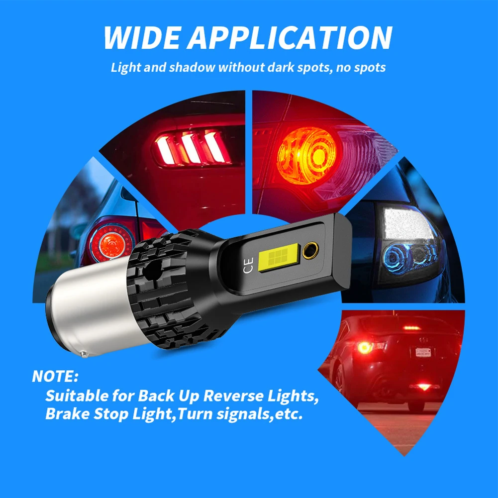 

Запасные части, тормозные огни 1157 15 Вт 2x3570 SMD1156 Ba15s, аксессуары, детали, запасная прочная сигнальная лампа