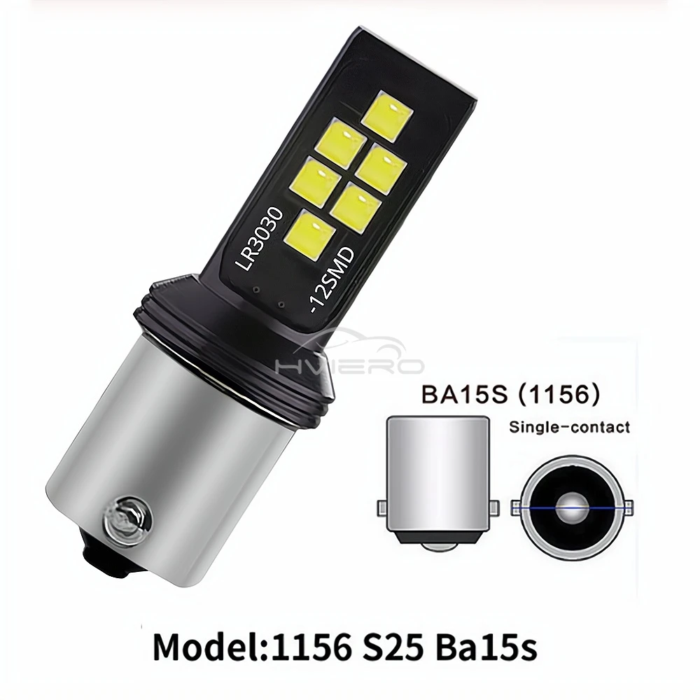 1X автоаксессуары, указатели поворота, лампы 1156/1157/7440 P21W 3030 12SMD, стоп-сигнал заднего хода, автомобильный Стайлинг, освещение номерного знака