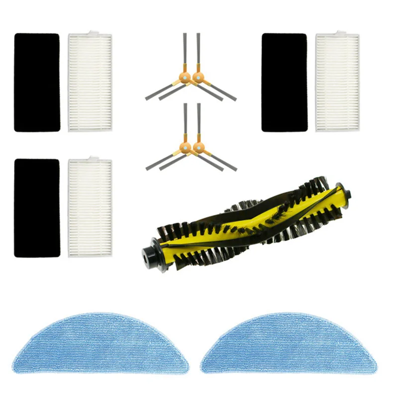 

Набор сменных губчатых фильтров для пылесоса Neatsvor X500, основная и боковые щетки для подметания