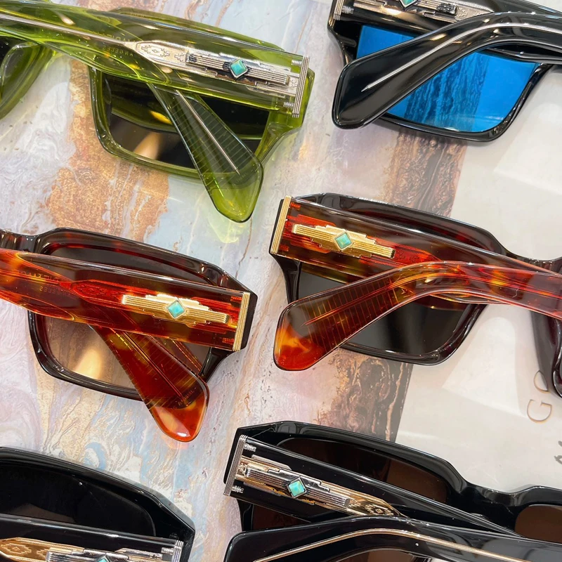 Солнцезащитные очки ручной работы JMM DAKOTA женские и мужские Квадратные ретро-очки