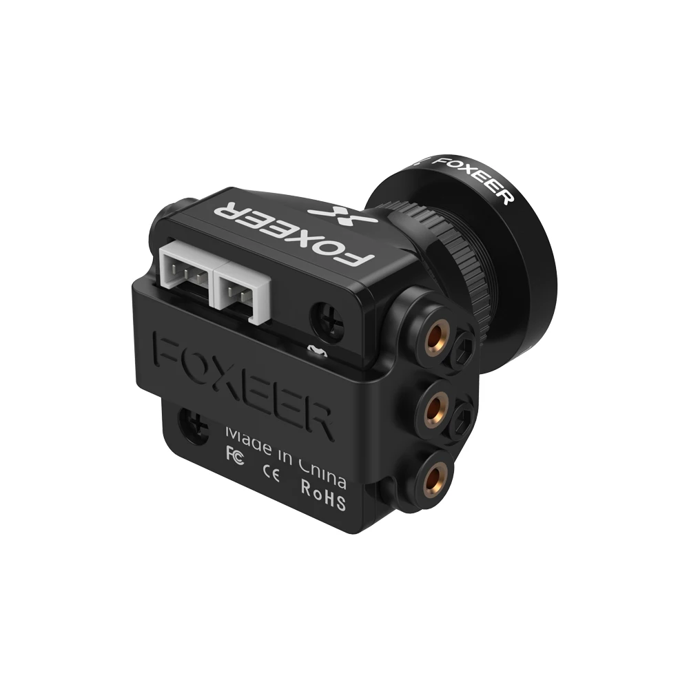 FPV-камера Foxeer Razer Mini HD 5MP 2.1 мм M12 1200TVL PAL NTSC 4:3 16:9 с OSD 4.5-25V Natural Image для гоночного RC дрона.