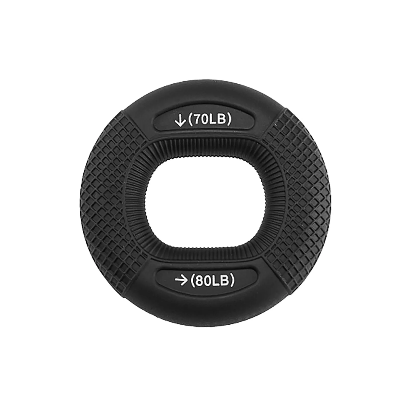 

Hand Adjustable Forearm Ring Silicone Trainer Gripping Finger Grip 20-80LB Fitness & Yoga Equipment