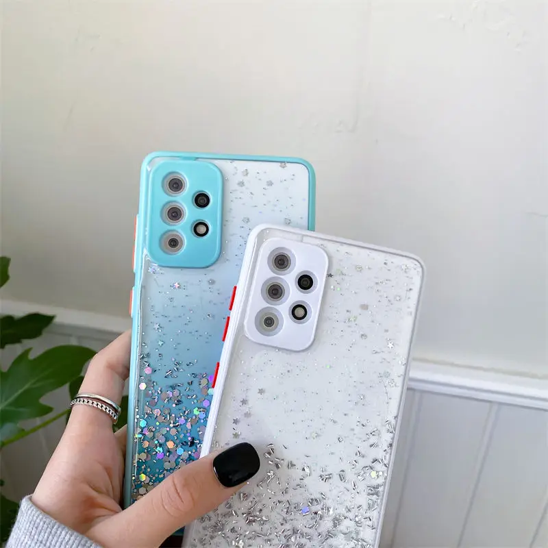 shiny glitter butterfly phone case for xiaomi redmi note 11 pro 9a 9t 9c mi 11 lite poco m4 pro x3 m3 note 8 9 10 pro max coque free global shipping