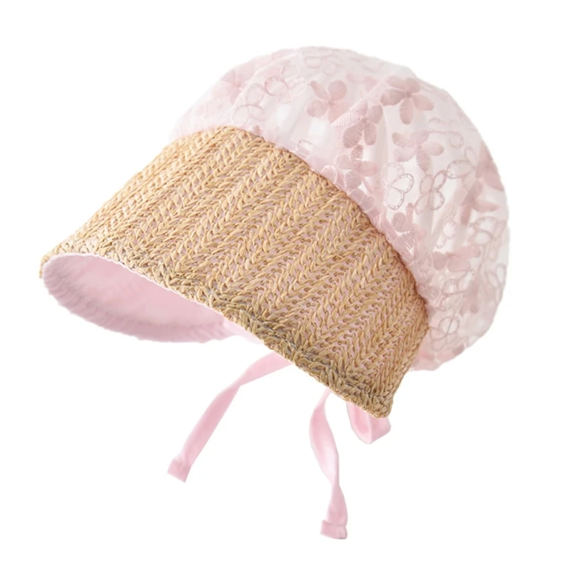 

Sunproof Baby Bonnet Hat Beanie Cap Vintage Headwear 0-1Y Infant Girl Accessory