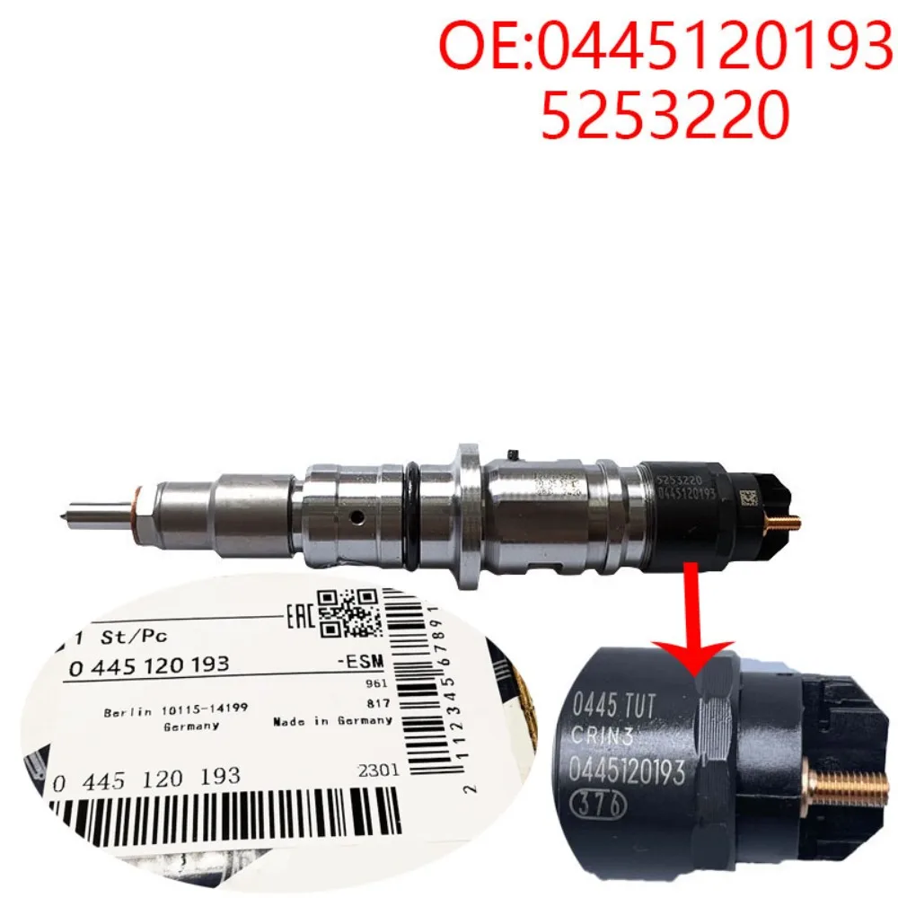 

0445120193 для форсунок Bosch/Cummins 5253220 68002012AA форсунки 0445 120 193