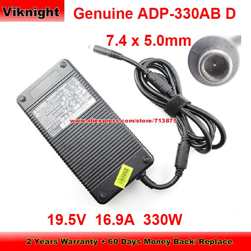 19.5v 16.9a 330w For Dell Alienware M13 M15 17 R2 X51 R2 M18x E6540 R1 M11x 7.4 X 5.0mm Tip