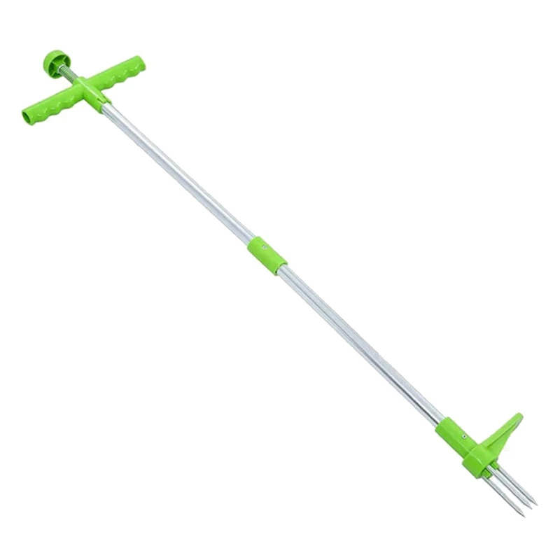

Stand Up Weeder Manual Weeding Tool + Long Handle Stand Up Heavy Duty Garden Weeding Tool For Garden