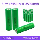 100% оригинальный новый аккумулятор 18650 перезаряжаемый аккумулятор 3,7 в 3500 мАч для электронного сигаретного фонарика для LG MJ1 аккумулятор 3500 мАч