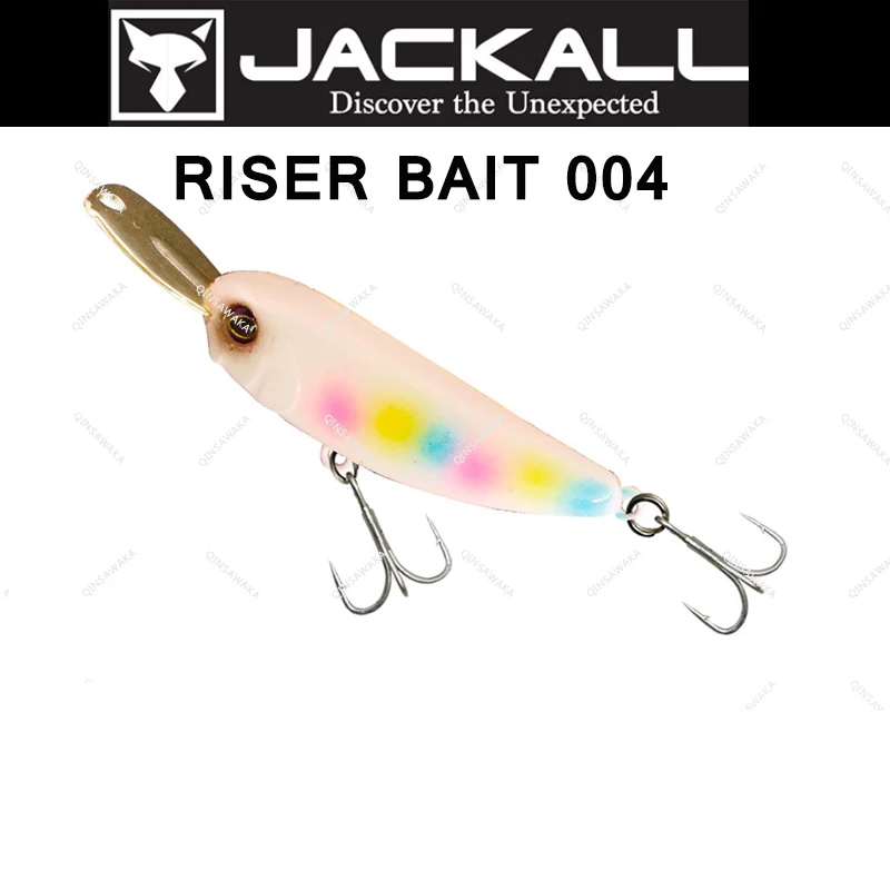 

JAPAN JACKALL RISER BAIT 004 5.6g MINNOW SHAD TOP WATER SaltWater Lure Cast Wide DOG Walk Rattle Long Flight Distance Fit