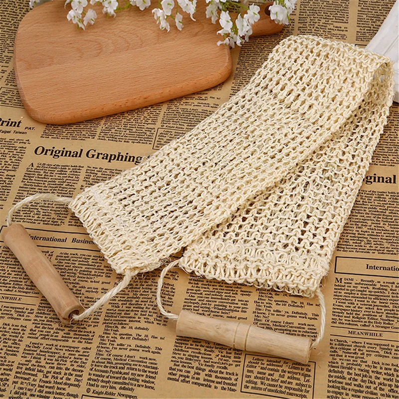 

1pc Handle Exfoliating Glove Scrub Daddy Exfoliating Dead Skin Bath Shower Towel Strap Wisp for Body Care Sponges Brushes Tool