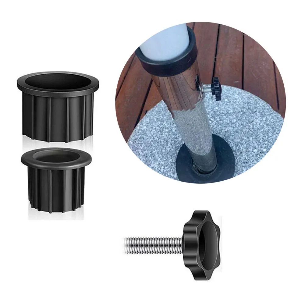 

Umbrella Base Stand Set Replacement Part Screw Knob Beaches Backyard Acces Hole Ring Patio Parasol Umbrella Base Stand