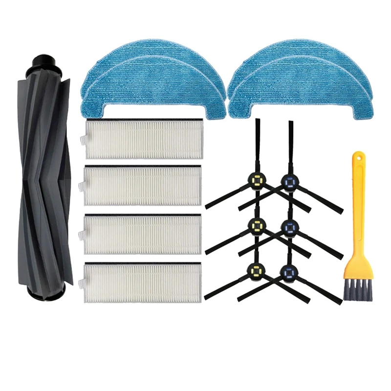 

For Ilife A7 A9S / DEXP LF800 Genio Deluxe 500 Robot Vacuum Cleaner Main Brush Hepa Filter And Side Brush Mops Parts