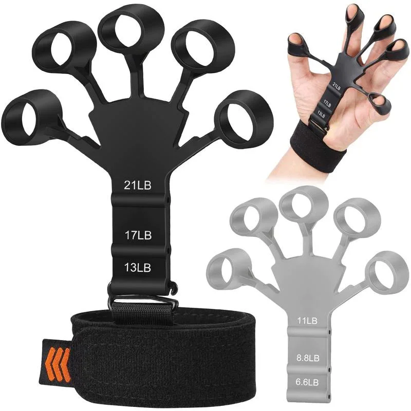 Hand Flex Grip Gripsters Strengthener Expander Resistance Rubber Elastic Band Finger Trainer Handgrip Fitnes Flexgrip for Sport