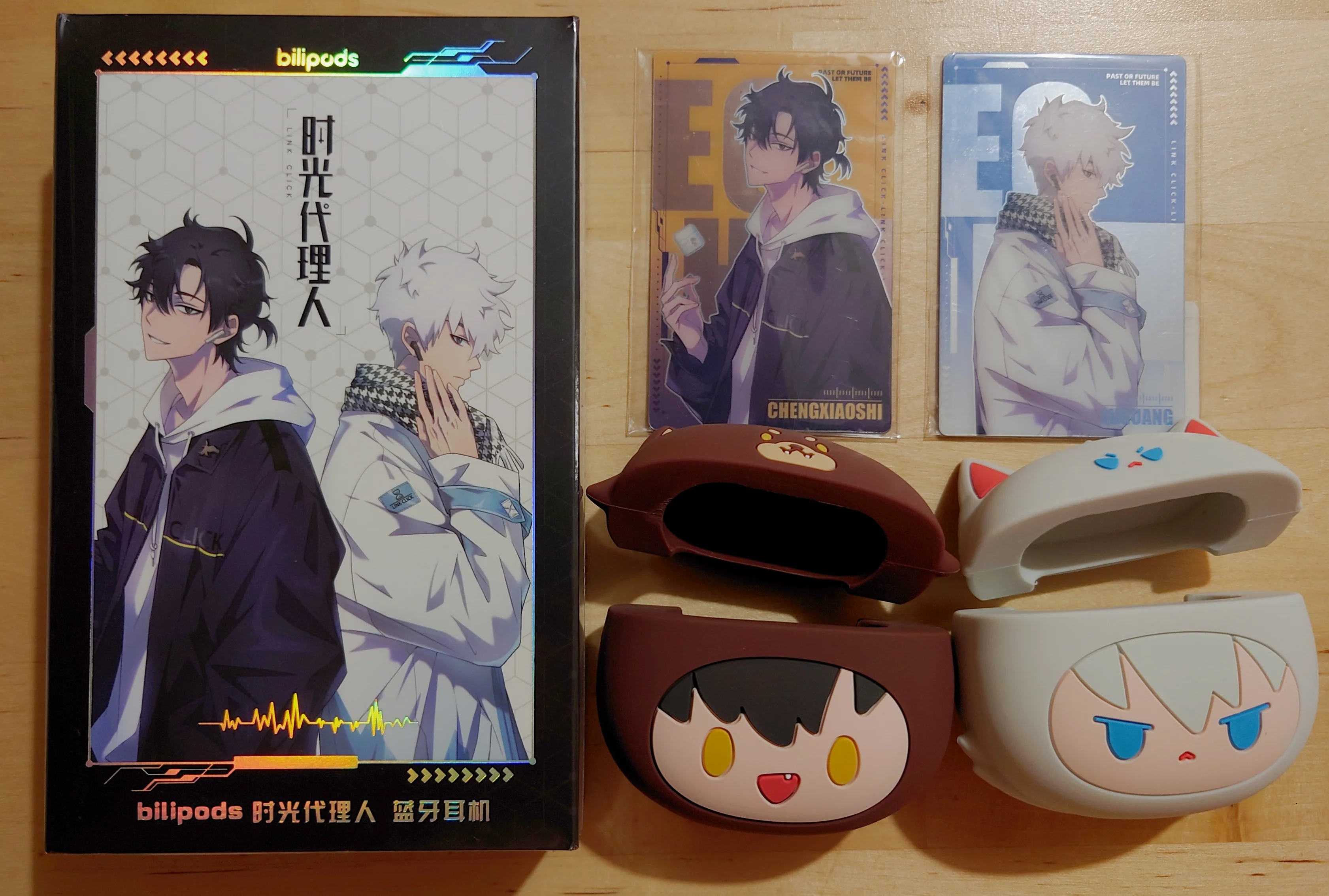 Bluetooth-наушники Time Agent Cheng Hour Land Light Аниме Фигурка Периферийные устройства Echo Series
