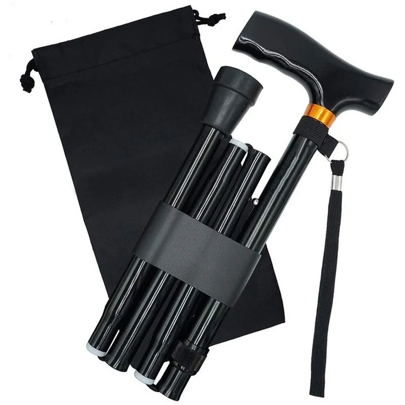 

Walking Sticks Telescopic Baton Folding Walking Cane Aluminum Alloy Crutches Trekking Cane Hiking Trekking Poles North Pole