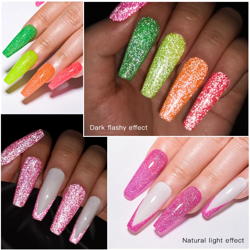 Mtssii 10 шт/набор цветной набор гель-лаков для ногтей отражающий 6 мл Полупостоянный