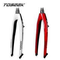 toseek carbon bike mtb fork bicycle mountain forks parts tapered 1 18 1 12 26er 27 5er 29er disc brake fit for 160mm