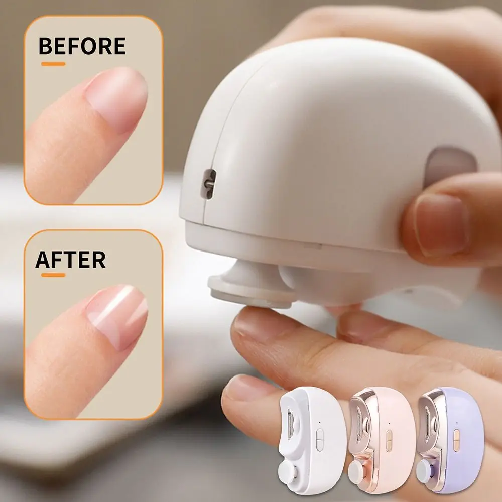 

2 in 1 Electric Nail Clippers Rechargeable Automatic Nails Trimmer Multifunction Manicure Machine for Men Women