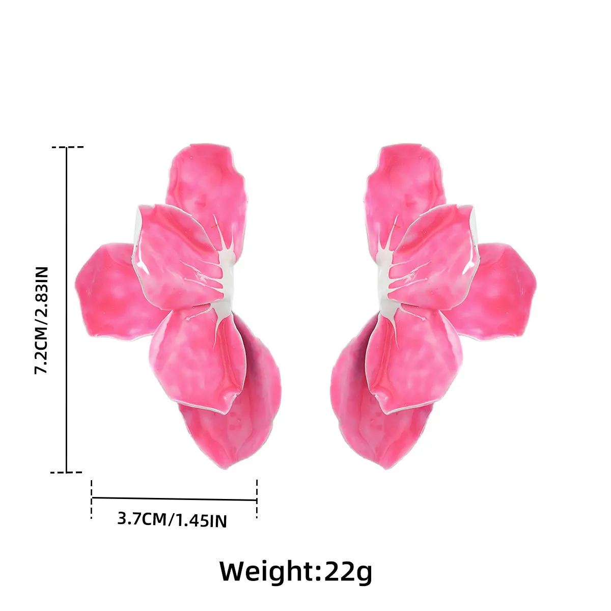 Металлические серьги-гвоздики конфетных цветов с геометрическим рисунком для