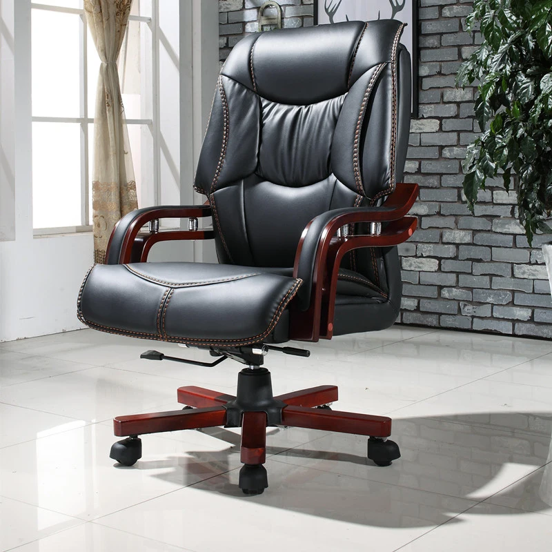 Work Luxury Sleep Handle Comfort Leather Backrest Office Chair Massage Silla Ergonomica Furniture