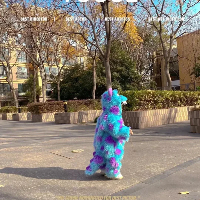 Детский комбинезон с рисунком аниме Sully зимние толстовки для мальчиков и девочек